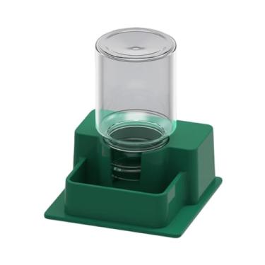 Imagem de ShengQuanHao Distribuidor Automático de água, Terrário para Répteis, Tigela de água para Tartarugas, Tigela de água para Répteis para Cobras, Tartarugas, Hamsters, Verde Escuro