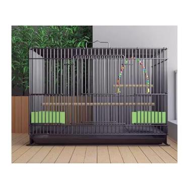 Imagem de Gaiola de pássaro, gaiola de pássaro, doméstico, papagaio, grande, especial, pequeno ninho de pássaro de pombo (preto)