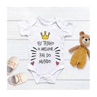 Imagem de Body Personalizado Bebê Eu Tenho o Melhor Papai do Mundo - Baby da Mod