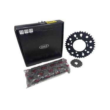 Imagem de KIT RELACAO TRANSMISSAO COMPLETO SUZUKI GS500E 1994 à 2008 S01129X