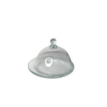 Imagem de Queijeira Clear De Vidro 14 X 10 Cm Transparente - Lanty