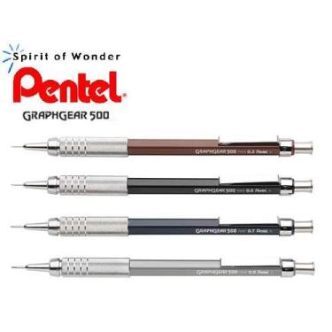 Imagem de Lapiseira Tecnica Profissional Pentel Graphgear 500, 0,3 - MARROM