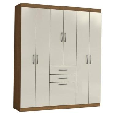Imagem de Guarda Roupa Casal 7 Portas 156 cm Cancun ARMoveis - Aramoveis, Atacam