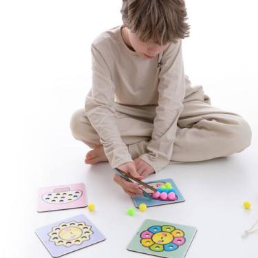 Imagem de Brinquedo Educativo para Crianças 4 Tabuleiros - BABEBI