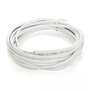 Imagem de Cabo de Rede Blindado Cat5e Branco - 40 Metros