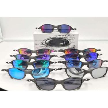 Imagem de Óculos Juliet Double X Lente Polarizada Armação Escura de Metal - Gale