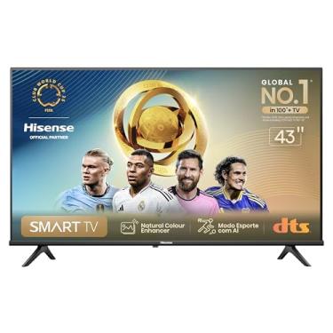Imagem de Hisense Smart TV FHD 43" Polegadas 43A4N com DTS Virtual X, Game e Sports Mode, Controle por Voz, Share to TV e Compatível com Alexa