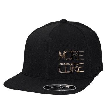 Imagem de Boné MCD Aba Reta Fitão Strapback Especial Flexfit Preto Dourado-Masculino