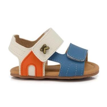 Imagem de Sandália Papete Baby Klin Cup Cake Off White/Azul-Masculino