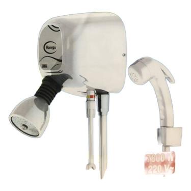 Imagem de Ducha Florenza Eletronica C/haste Cardal Branca 7800w 220v
