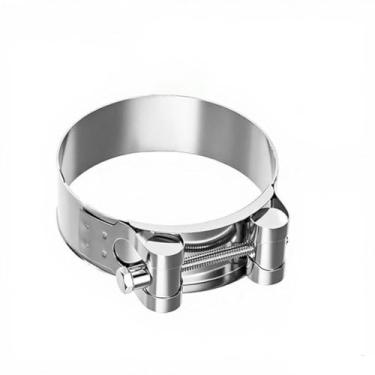 Imagem de Braçadeiras de tubo de parafuso em T de aço inoxidável, clipe de mangueira resistente para conexões de linha de água (32-35 mm)