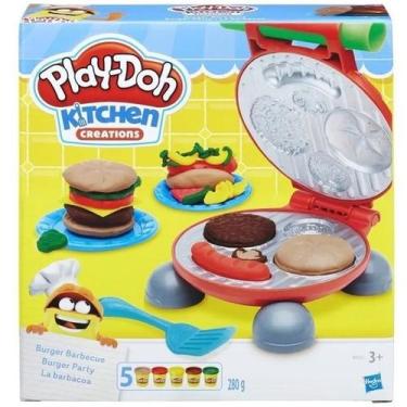 Imagem de Massinha de modelar play doh festa do hamburguer hasbro b5521