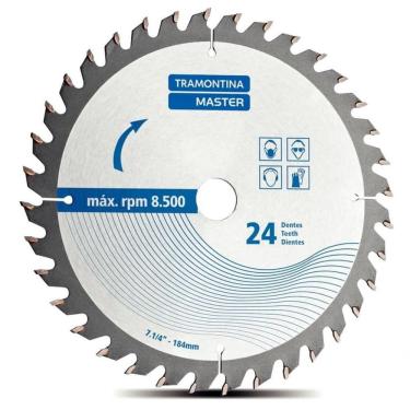 Imagem de Disco De Corte Tramontina 7.1-4" 24 Dentes Master Para Serra Circular