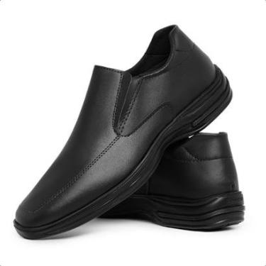 Imagem de Sapato Social Confort Masculino Casual Moderno Mocassim Cano Curto Bico Fino-Masculino