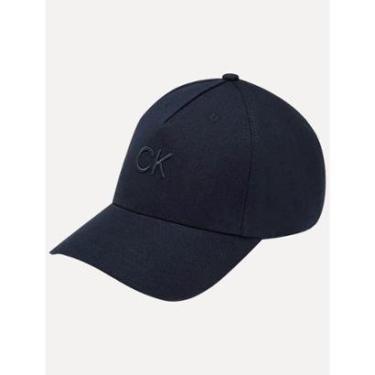 Imagem de Boné Calvin Klein Masculino 5 Gomos CK Bordado Azul Marinho-Masculino