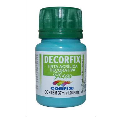 Imagem de Tinta Decorfix Fosca 438 Azul Turquesa Claro 37Ml
