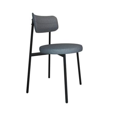 Imagem de Cadeira Kyta Fixa C-4 Pés 50 X 44,7 X 83,8 Cm. Corriente Cinza Corriente Cinza