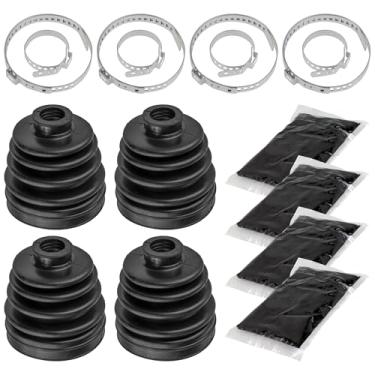 Imagem de Caltric 2 kits de bota de eixo traseiro interno e externo compatíveis com Polaris Sportsman 700 2002 2003 2004 2005