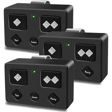 Imagem de Transmissor remoto para controle fantasma, AXP1 AXS1 Ghost Gate Opener, transmissor remoto de 5 botões e 3 botões para abridores automáticos de portão, modo festa, para sistemas de abridor de controle