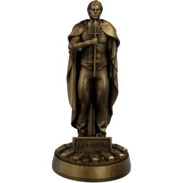 Imagem de Estátua Exu 7 Covas Umbanda Candomblé (Cor Ouro Velho)