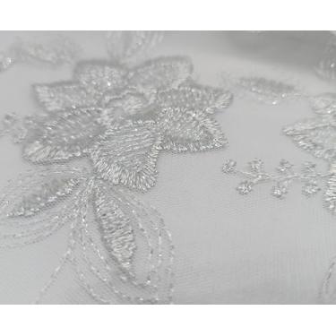 Imagem de Tecido Tule Embroidery VAR 1-100% Poliéster (Off, 1m x 1,32m)