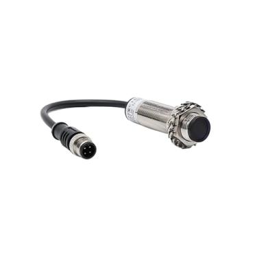 Imagem de UHFILYQBA Sensor fotoelétrico M18 MH18 com conector refletor difuso interruptor de proximidade de feixe (Diffuse 10cm-01, NPN NO NC)