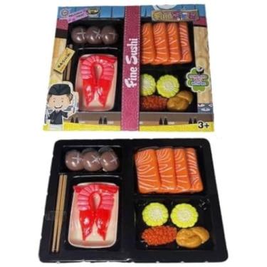 Imagem de Kit de Brinquedo Culinário Japonês, Conjunto de Comidas em Miniatura, Acessórios de Brincadeira para Crianças
