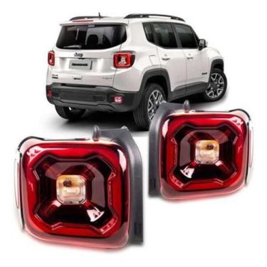 Imagem de Lanterna Carro Traseira Renegade 2019/2021 Com Led Novo - Rf