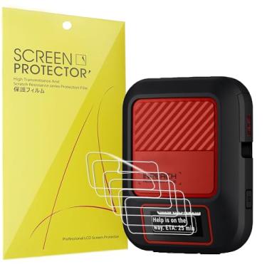 Imagem de Lamshaw Película protetora de tela compatível com Garmin inReach Messenger Plus, [pacote com 6] Película transparente TPU de cobertura total compatível com Garmin inReach Messenger Plus (pacote com 6)