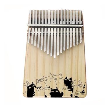 Imagem de Piano de polegar 17 notas Kalimba instrumento musical portátil para iniciantes kalimba profissional