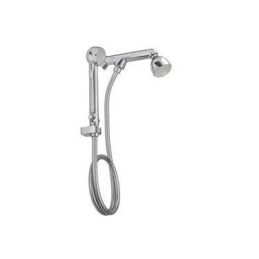 Imagem de Chuveiro com tubo de parede e Desviador Max Cromado Deca 1975.C