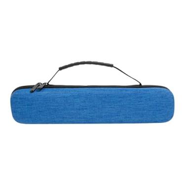 Imagem de oshhni Bolsa de viagem para chapinha de cachos, bolsa rígida com alça, estojo de armazenamento em EVA para uso doméstico por cabeleireiros, item essencial, Azul