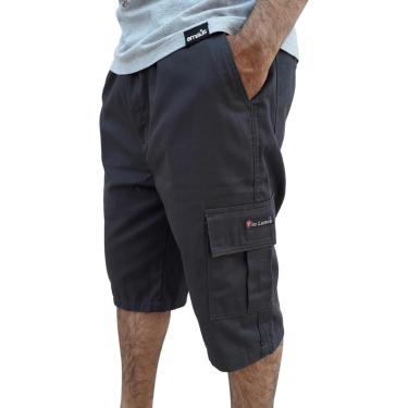 Imagem de Bermuda Cargo Masculina 6 Bolsos Lateral Skate Militar-Masculino