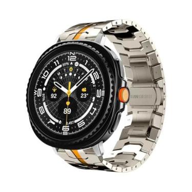 Imagem de Pulseira De Aço Inoxidável Para Samsung Galaxy Watch 40mm 44mm 47mm Cl