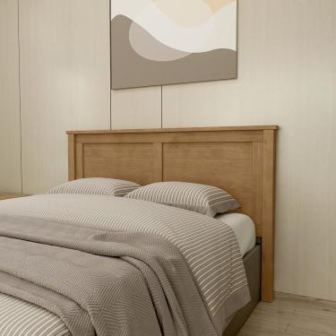 Imagem de Cabeceira Casal Para Cama Box Freijó Topázio Madeira Pinus - Finestra