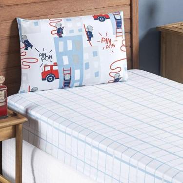 Imagem de Jogo Cama Lençol Fantasy Solteiro Cama Quarto Infantil Microfibra 2 Pe