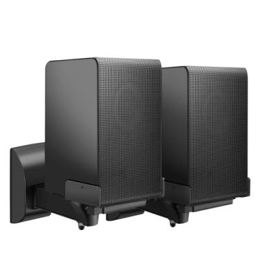 Imagem de Bookshelf Speaker Wall Mount - 2 Pack Speaker mounts for Surround Sound Speaker - Adjustable Shelf Speaker Mount Brackets for Home and Studio, Up to 66 lbs