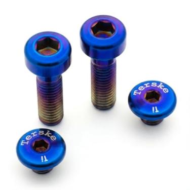 Imagem de Kit de parafusos de freio de titânio | Shimano XTR/XT/SLX/Deore (azul queimado)