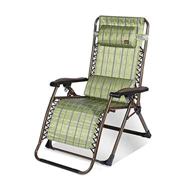 Imagem de Cadeiras de pátio extragrandes com gravidade zero XL poltrona dobrável com suporte de copo e encosto de cabeça ajustável, espreguiçadeira de gravidade zero, espreguiçadeira extra larga para