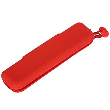 Imagem de AYNEFY Bolsa de Armazenamento de Silicone para Mini Caneta, Bolsa de Silicone à Prova d'água para Maquiagem e Viagens, Durável Com Zíper para Lápis de Viagem, Contém Cosméticos e Produtos de