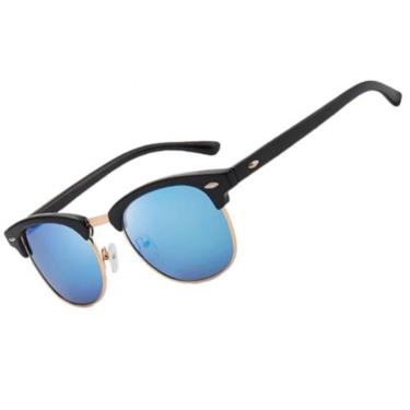Imagem de Oculos De Sol Polarizado Unissex Uv400 Com Case E Acessórios-Feminino