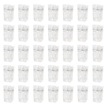 Imagem de SQXBK 100 peças, clipes de mola autoadesivos transparentes de 26 mm, grampo de fixação, adequado para azulejos de parede, espelhos de metal de madeira e vidro