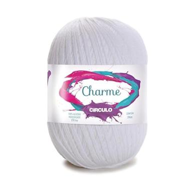 Imagem de Fio Linha Charme 396m e 150g Ideal p/Crochê e Tricô Marca Círculo (8001 - BRANCO)