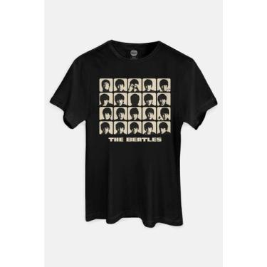 Imagem de Camiseta The Beatles A Hard Day s Night - Piticas, P, Preto, Unissex