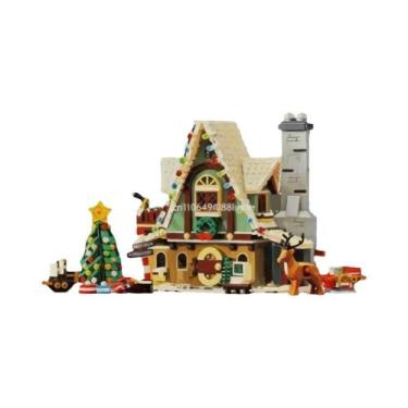 Imagem de Blocos De Montar Casa De Elfo Para Adultos E Crianças, Presente De Nat