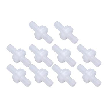 Imagem de Generic Válvula de Retenção Farpada, Válvula de Via única de Plástico Pp Resistente Ao Ozônio de Alto Desempenho para Tanque de Peixes, 10 Peças (7,9 mm translúcido)
