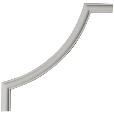 Imagem de Ekena Millwork Canto de painel tradicional PML10X10TR (compatível com moldagem PML00X00TR), 25,4 cm L x 25,4 cm A x 9,5 cm P, preparado de fábrica