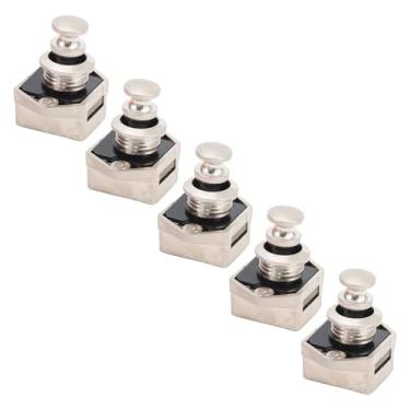 Imagem de aqxreight 5 PCS Push Elegante Multiuso RV Sem Chave Maçaneta da Porta do Armário para Motorhome Iates Domésticos Marrom Pérola Ni Portas de Guarda-roupa Preve RV Push LatchPush Cabinet LockPush (Cor