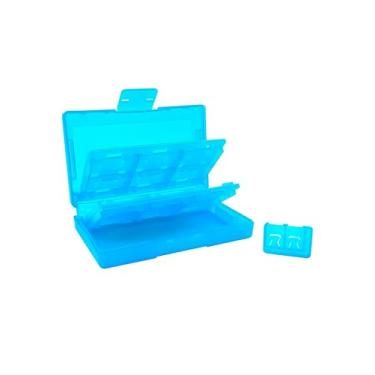 Imagem de Game Storage Case for 24 Nintendo Switch Game Holder with 24 Game Slots & 24 Micro SD Card Slots, Light Blue
