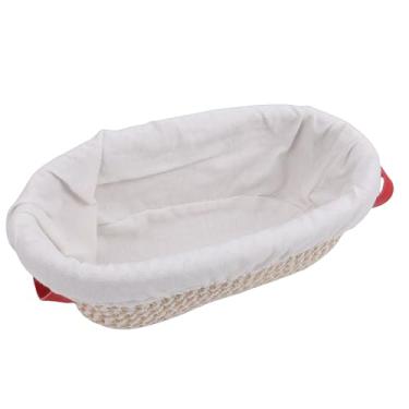 Imagem de MAVIS LAVEN Conjunto de Cesta de Prova para Pão, Banneton Oval de Algodão Com Forro e Tampa para Fabricação de Pão Sourdough, Design Lavável na Máquina e Dobrável para Uso Em Cozinha (Tipo 2)
